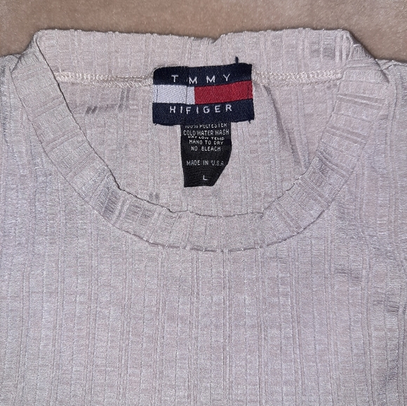 Tommy hilfiger ribbed shirt size L - Picture 2 of 3